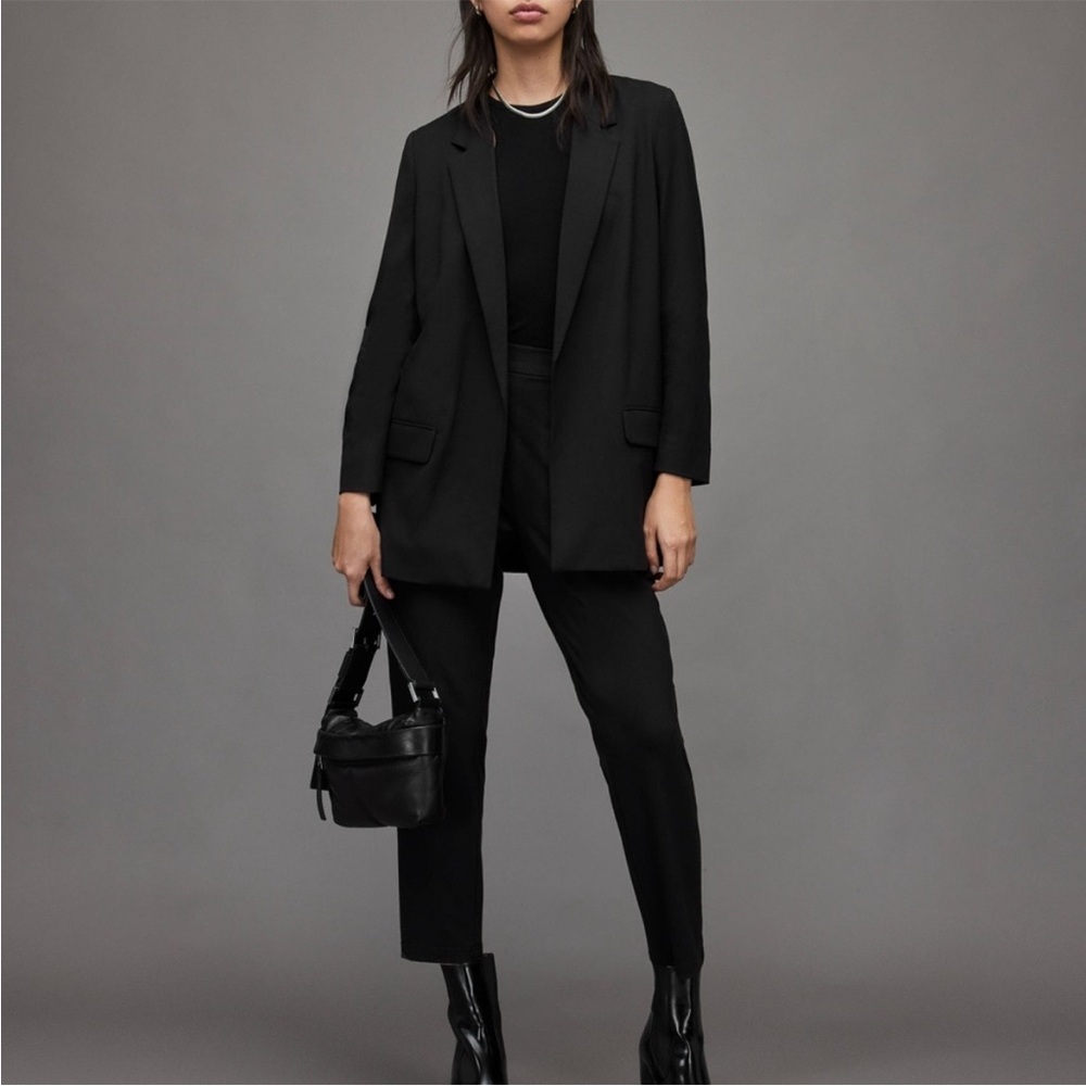 AllSaints Aleida Blazer Black Size 8